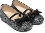 BabyWalker glitter bow-detail ballerina shoes Black - Thumbnail 1
