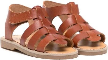 BabyWalker leather Gladiator sandals Brown