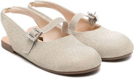 BabyWalker Mary-Jane ballerina shoes Gold