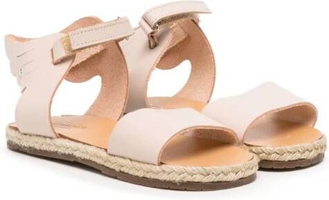 BabyWalker open-toe leather sandals Pink