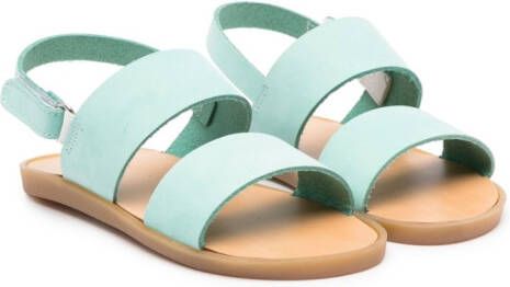 BabyWalker open-toe touch-strap sandals Green