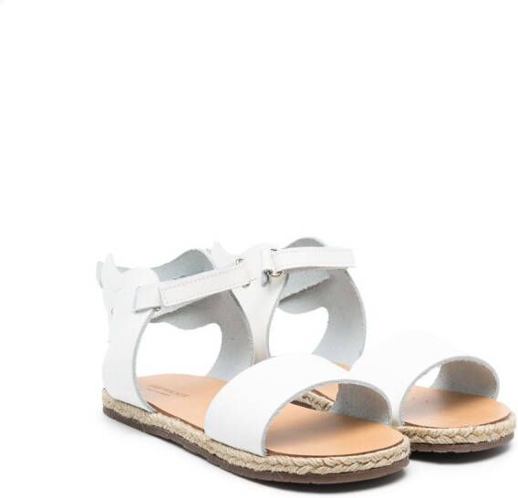 BabyWalker open-toe touch-strap sandals White
