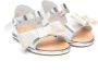 BabyWalker Restraint bow-detail metallic sandals Silver - Thumbnail 1