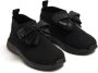 BabyWalker rhinestone-embellished bow sneakers Black - Thumbnail 1