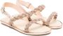 BabyWalker rhinestone-embellished leather sandals Neutrals - Thumbnail 1
