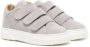 BabyWalker touch-strap suede sneakers Grey - Thumbnail 1