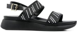 Baldinini crystal-embellished detail sandals Black