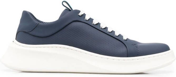 Baldinini light textured-finish sneakers Blue