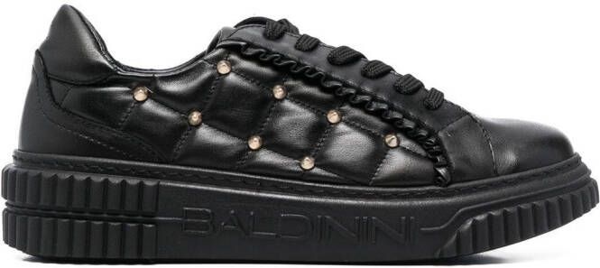 Baldinini quilted low-top sneakers Black