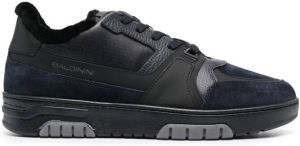 Baldinini side logo-print low-top sneakers Black