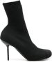 Balenciaga 100mm knitted ankle boots Black - Thumbnail 1