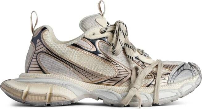 Balenciaga 3XL panelled sneakers White - Picture 2