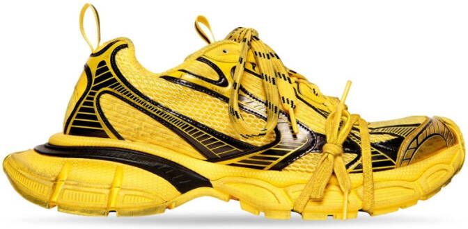 Balenciaga 3XL mesh-panel sneakers Yellow
