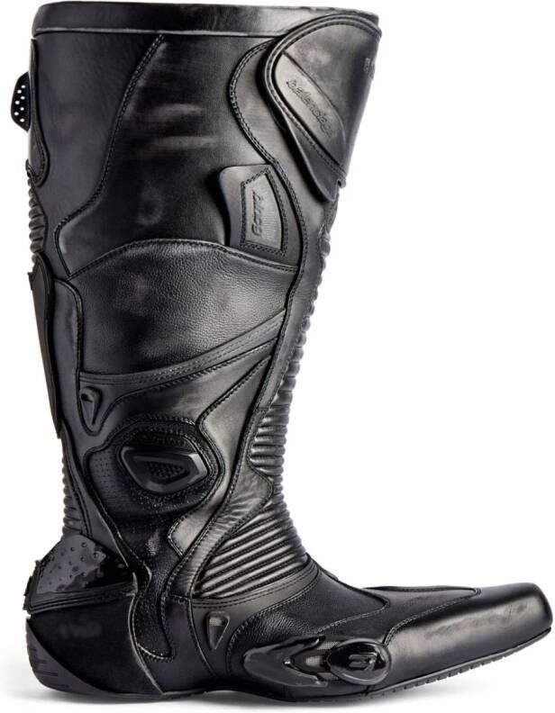 Balenciaga Biker leather boots Black