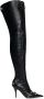 Balenciaga Cagole 90mm over-the-knee boots Black - Thumbnail 1