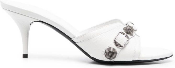 Balenciaga Cagole Arena 70mm sandals White