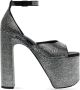 Balenciaga Camden rhinestone-embellished 160 sandals Black - Thumbnail 1