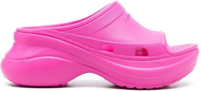 Balenciaga chunky open-toe sandals Pink