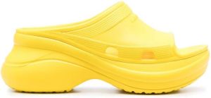 Balenciaga chunky open-toe sandals Yellow
