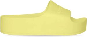 Balenciaga debossed-logo detail slides Yellow