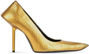 Balenciaga Essex 110mm pointed-toe pumps Gold