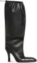 Balenciaga Falcon 105mm leather knee boots Black - Thumbnail 1