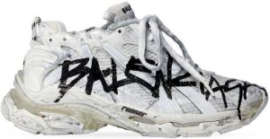 Balenciaga Graffiti Runner lace-up sneakers White