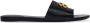 Balenciaga Groupie BB logo flat sandals Black - Thumbnail 1