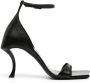 Balenciaga Hourglass 100mm leather sandals Black - Thumbnail 1