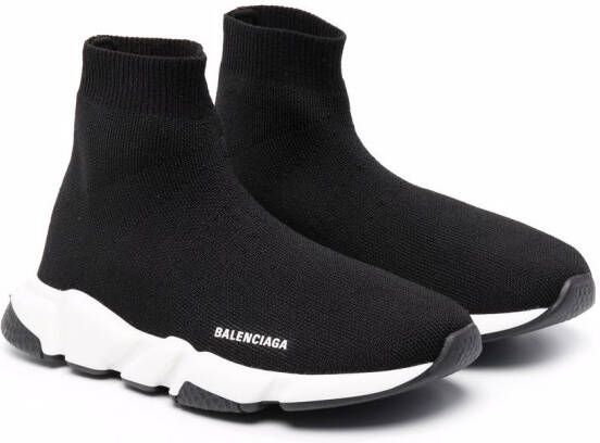 Balenciaga Kids Speed sock sneakers Black