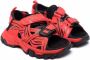 Balenciaga Kids open toe track-style sandals Red - Thumbnail 1