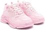 Balenciaga Kids Triple S lace-up sneakers Pink - Thumbnail 1