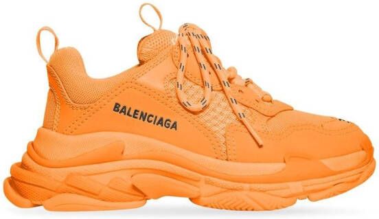 Balenciaga Kids Triple S Tonal Chunky trainers Orange