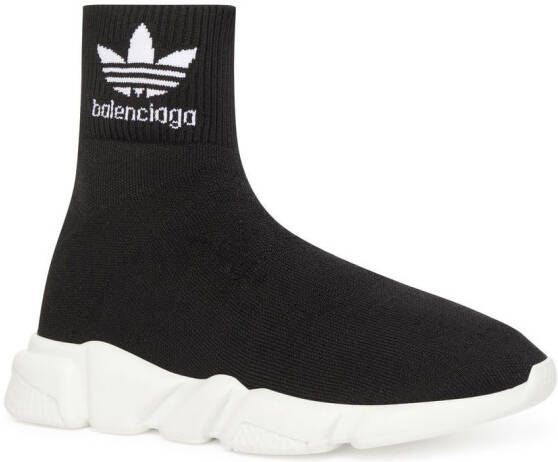 Balenciaga Kids x adidas Speed LT Krecy sock-ankle sneakers Black