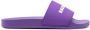 Balenciaga logo-print pool slides Purple - Thumbnail 1