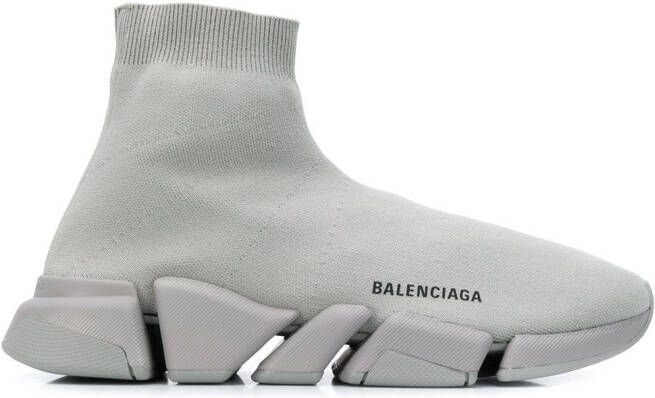 Balenciaga logo-print Speed 2.0 sneakers Grey