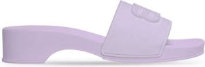 Balenciaga Pool-Clog BB slide sandals Purple