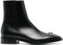 Balenciaga Rim BB Icon leather ankle boots Black - Thumbnail 1