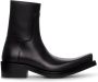 Balenciaga Santiago leather boots Black - Thumbnail 1
