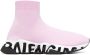 Balenciaga Speed graffiti sock sneakers Pink - Thumbnail 1