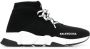 Balenciaga Speed lace-up knitted sneakers Black - Thumbnail 1