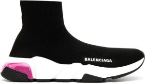 Balenciaga Speed LT clear sole sneakers Black