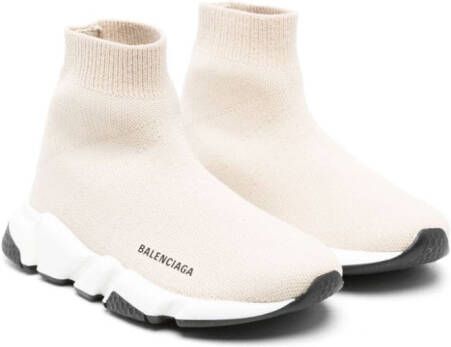 Balenciaga Kids Speed LT sock sneakers Neutrals