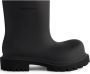 Balenciaga Steroid logo-embossed ankle boots Black - Thumbnail 1