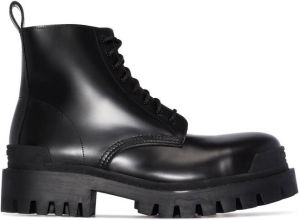 Balenciaga Strike lace-up boots Black