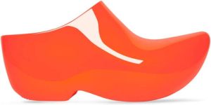 Balenciaga Technoclog platform mules Orange