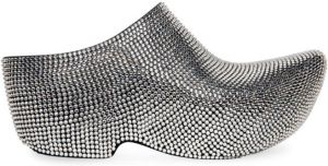 Balenciaga Technoclog platform mules Silver