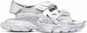 Balenciaga Track rubber sandals Silver