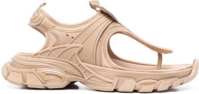 Balenciaga Track thong strap sandals Neutrals