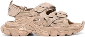 Balenciaga Track touch-strap sandals Brown